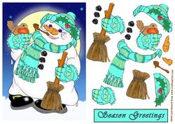 Midnight Snowman