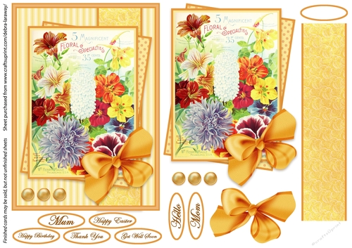seed packet 11, vintage, gardening, mothers day, Easter, get well, all occasion, flowers, mom, mum, birthday