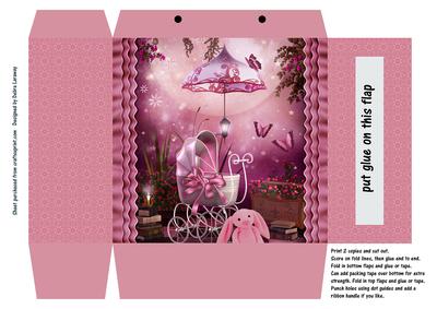 Pink Bassinet Gift Tote