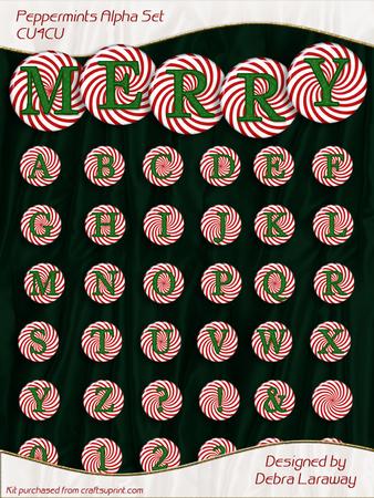 Red Holiday Mint with Green Alpha Cu4cu