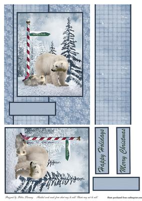 Polar Bears at the North Pole
