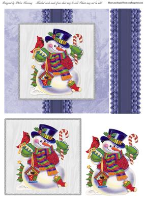 Jolly Snowman Card Front