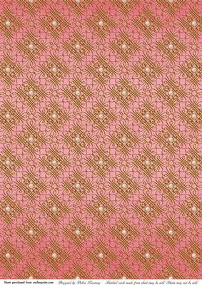 Jeweled Romance - Scroll Work Pink love valentine backing papers