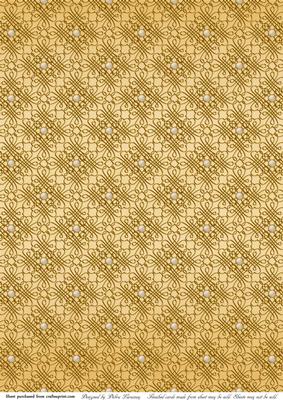 Jeweled Romance - Scroll Work Gold