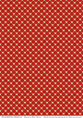 Jeweled Romance - Velvet Lattice Red Diamond love valentine backing papers