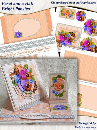 Spring Pansies Easel and a Half