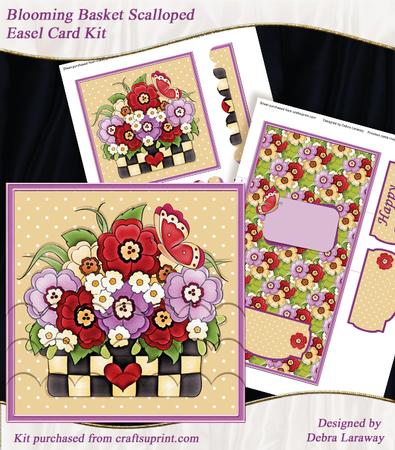 Blooming Basket Scalloped Easel