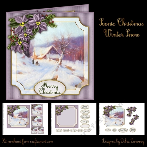 Scenic Christmas Winter Snow