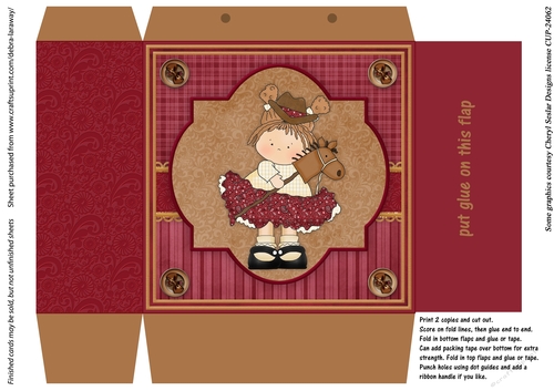 Western Cowgirl Gift Bag