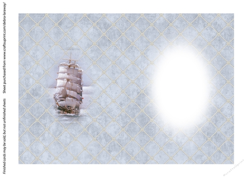 Nautical sailing ship ocean fathers day mens birthday cards for men quick card insert