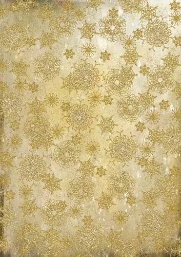 Glitter Grunge Steampunk Snowflake Backing Paper Background 12