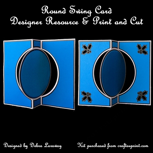Swing Round Commercial Use Template and Print and Cut