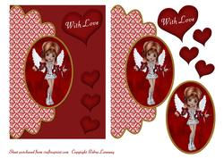 Cute Cupid Envelope Card