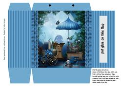 Blue Bassinet Gift Tote