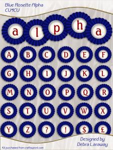 Blue Flair with Red Alpha Cu4cu