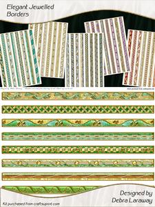 Elegant Jewelled Borders