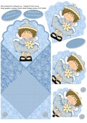 Christmas Angel Spring Card