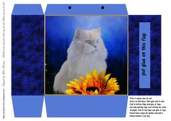 Moonlit Cat and Daisy Gift Tote