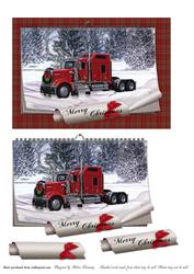 Christmas Calendar Truck