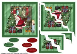 Santa and Tree Wavy Pyramid
