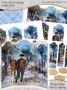 Cowboy Winter 3 Panel Kit