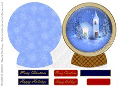 Winter Church Shaped Card