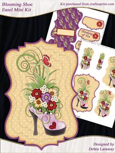 Blooming Shoe Shaped Easel