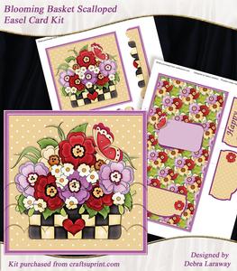 Blooming Basket Scalloped Easel