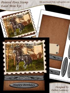Painted Pony Stamp Easel Kit