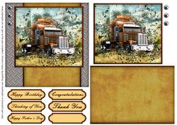 Shattered Big Rig Truck A