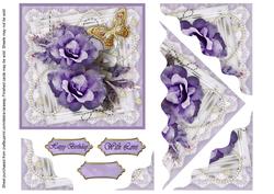 Purple Rose Corner Pyramid