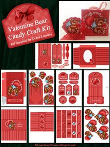 Valentine Bear Candy Craft Kit