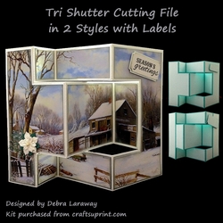 Tri Shutter Card A Cutting File