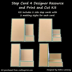 Step Card 4 Commercial Use Template and Print and Cut