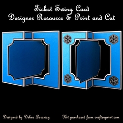 Swing Ticket Commercial Use Template and Print and Cut