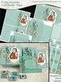 Aqua Snowman Craft Bundle