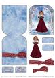 Girl & Ornament Mini Easel - Light Skin and Hair