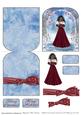 Girl & Ornament Mini Easel - Dark Skin and Hair