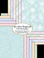 Let It Snow Christmas Backgrounds Holiday Backing Papers