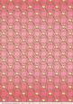 Jeweled Romance - Heart Scroll Pink love valentine backing papers