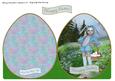 Bunny Suit Boy Shaped Card