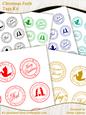 Round Christmas Faith Sentiment Tags