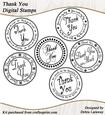Thank You Digital Stamp Sentiments