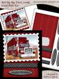 Red Big Rig Truck Stamp Easel Kit Male Birthday Trucker
