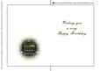 Military Camouflage Truck Insert Birthday