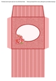 Pink Roses and Fan Valentine Birthday Envelope for Mom Wife Friend Women