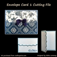 Envelope Style Card 1 Blank Cutting File Template