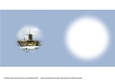 Snow Scene 6 traditional Christmas card Quick card Christmas scene windmill Netherlands landscape full insert