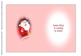 Clean & Simple Christmas, Quick Card, Layered, Decoupage, Santa Claus, St Nick,4 insert B