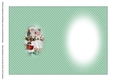 Clean & Simple Christmas, Quick Card, Layered, Decoupage, Santa Claus, St Nick,5 insert A